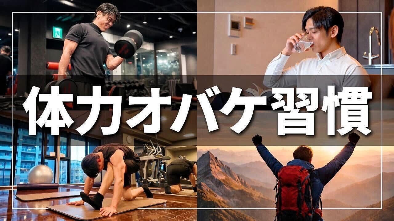 疲れない体を作る習慣【脳科学】